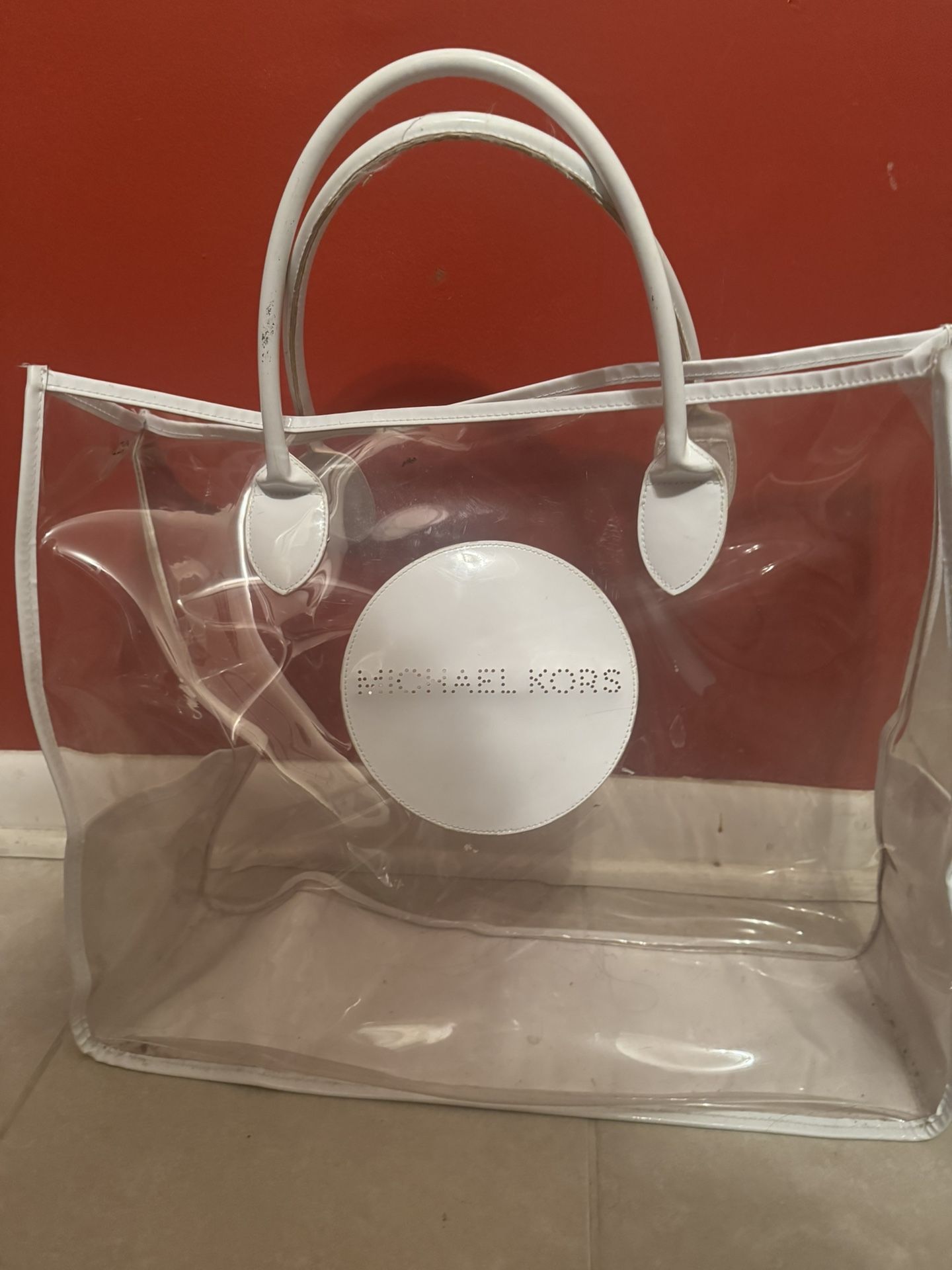 Michael Kors Bermuda Tote PVC Lg Beach Handbag