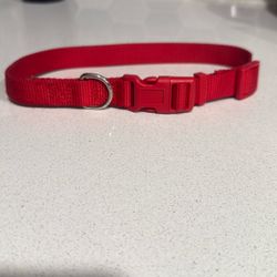 Red Large Dog Collar 