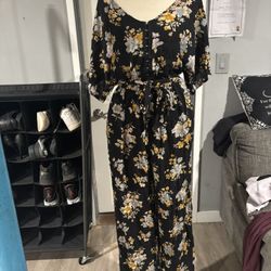 Floral Jumpsuit 