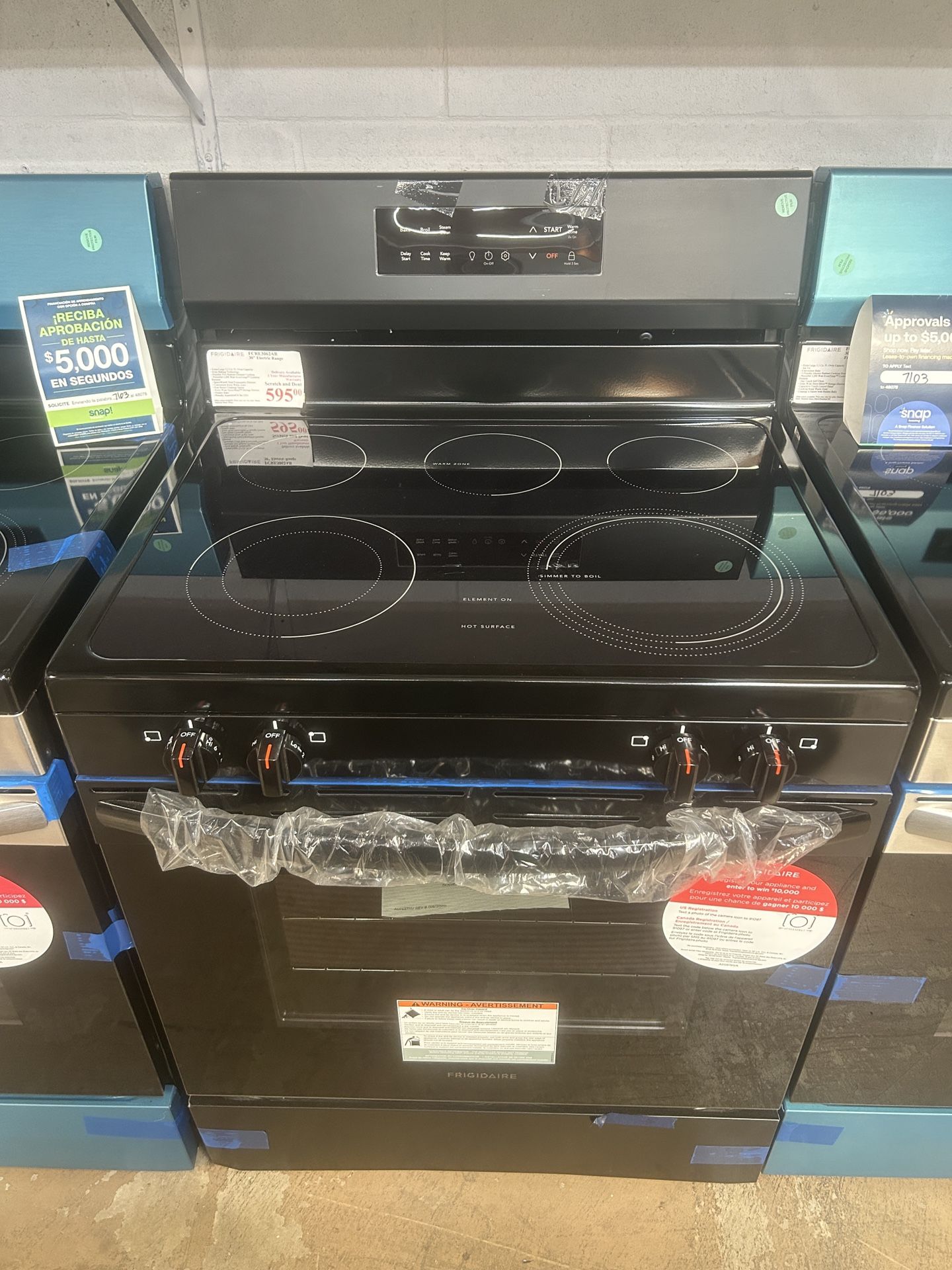 New! Frigidaire 30” Electric Range