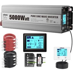 GIANDEL Power Inverter 5000w Pure Sine Wave ETL UL458 Listed A Smart Way To Build Entire Home Power Backup 