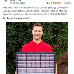 Plastic Drawer Storage Cabinet 