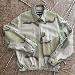 Supreme Suede Harrington Jacket