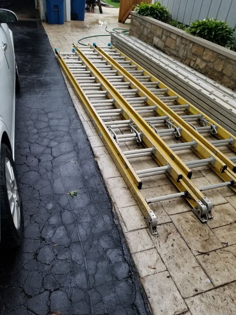 Werner walk boards and Extension ladders