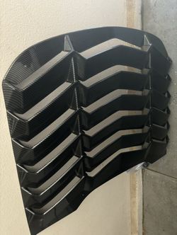 Mustang Carbon Fiber Rear Window Louver