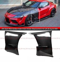 20-26 Toyota Supra EVS Style Carbon Fiber Front Fender Replacement