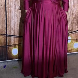 Floor Gown 2X Very Stretchy Up To 3X 
