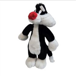 1995 Ace Looney Tunes Sylvester The Cat Stuffed Animal Plush 11" Vintage
