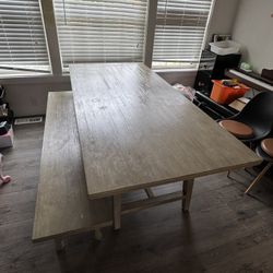 Dining Table And Bench