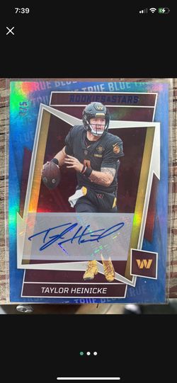 2022 Panini Rookies And Stars Taylor Heineke True Blue Signature 4/5 Sssp