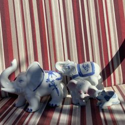 Porcelain Elephants