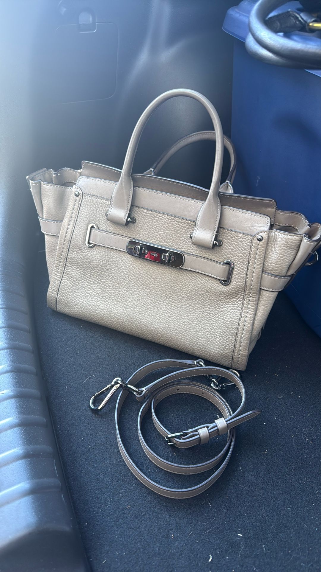 Coach Purse. Grey