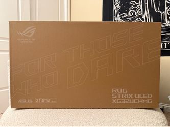 ASUS ROG Strix 32” 4k OLED Gaming Monitor - XG32UCWMG