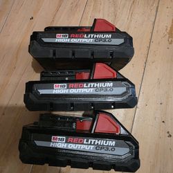 Milwaukee  Battery M18  High Out 3.0 (Each)