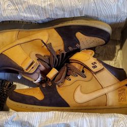 (NIB) Size 10.5 - Nike SB Dunk Mid Pro - Lewis Marnell - Cappuccino, Bronze-Wheat 2018