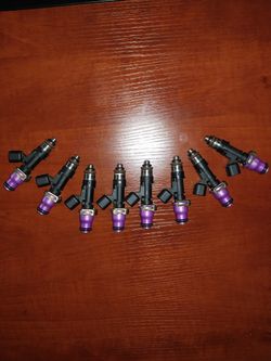 id1000 2011+ mustang gt injectors - new o-rings - flow matched set (8)