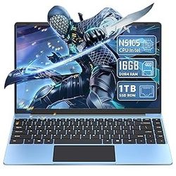 Rumtuk 14" Blue Laptop, Win 11 Pro/Office 2019,