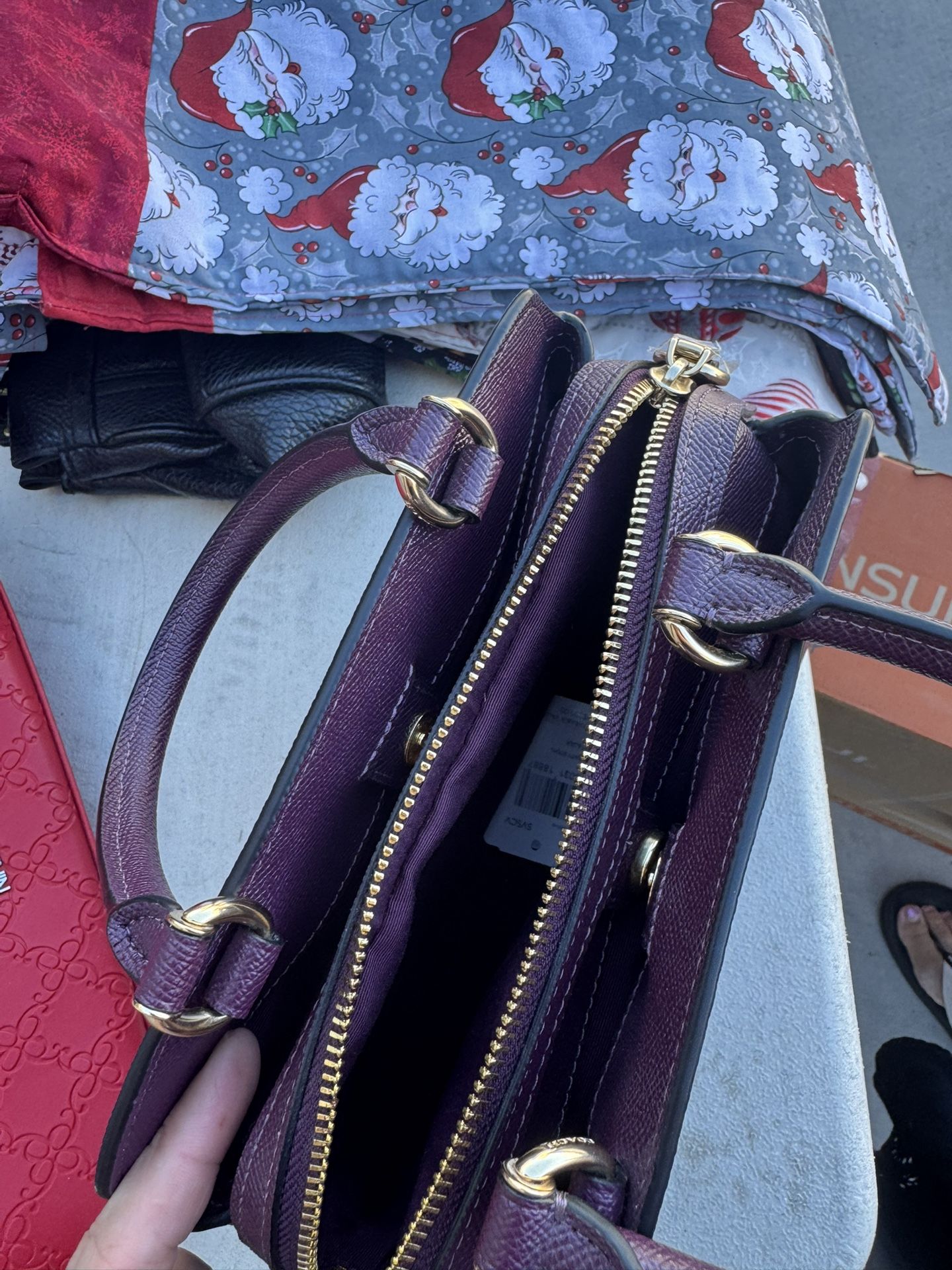 Coach Purse Plum