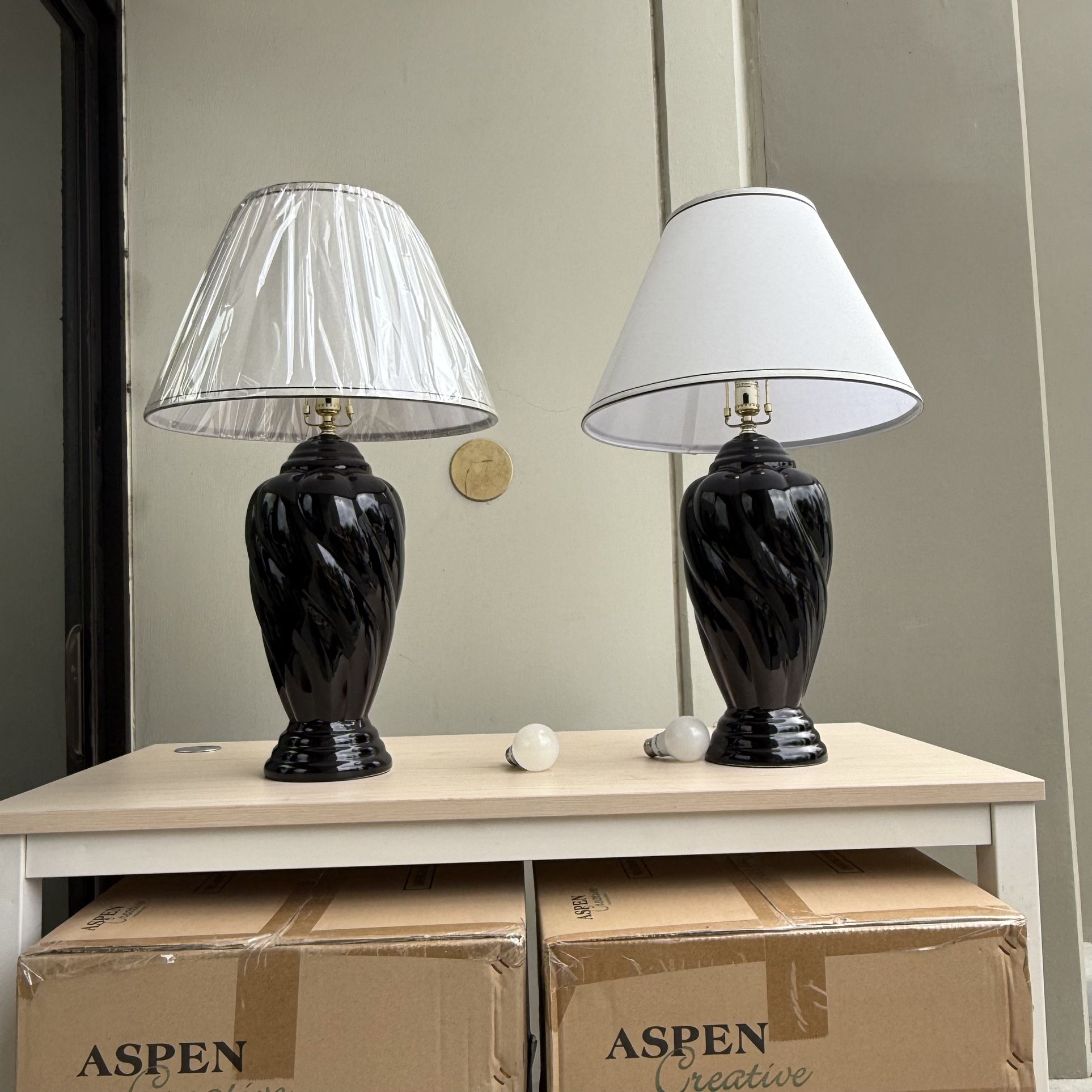 Table Lamps Night Lights 2pcs Brand New