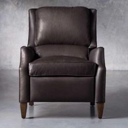 Arhaus recliner chair couch pure leather 