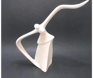 Sweet I or Colored Mid Century Modern Seagull In Flight 