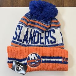 New York Islanders Team Logo Beanie Hat Cap - NWT 