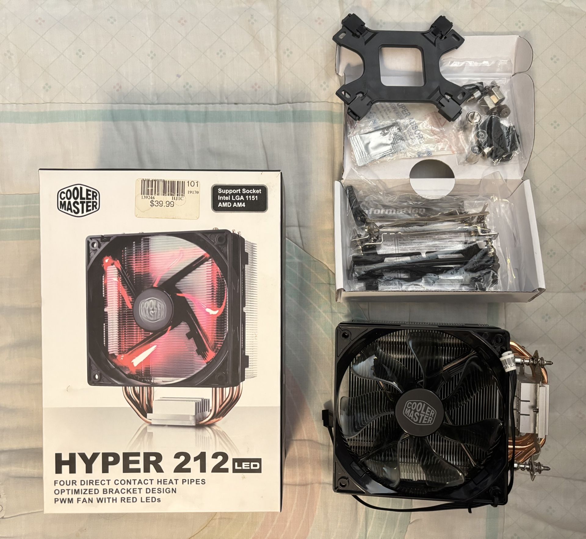 Cooler Master Hyper 212 LED CPU Air Cooler