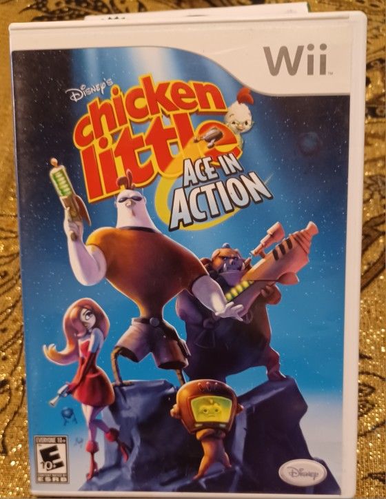 Chicken Little Ace In Action Disney Nintendo Wii