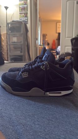 Real Air Jordan 4 Black canvas