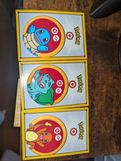 Pokemon target pins set