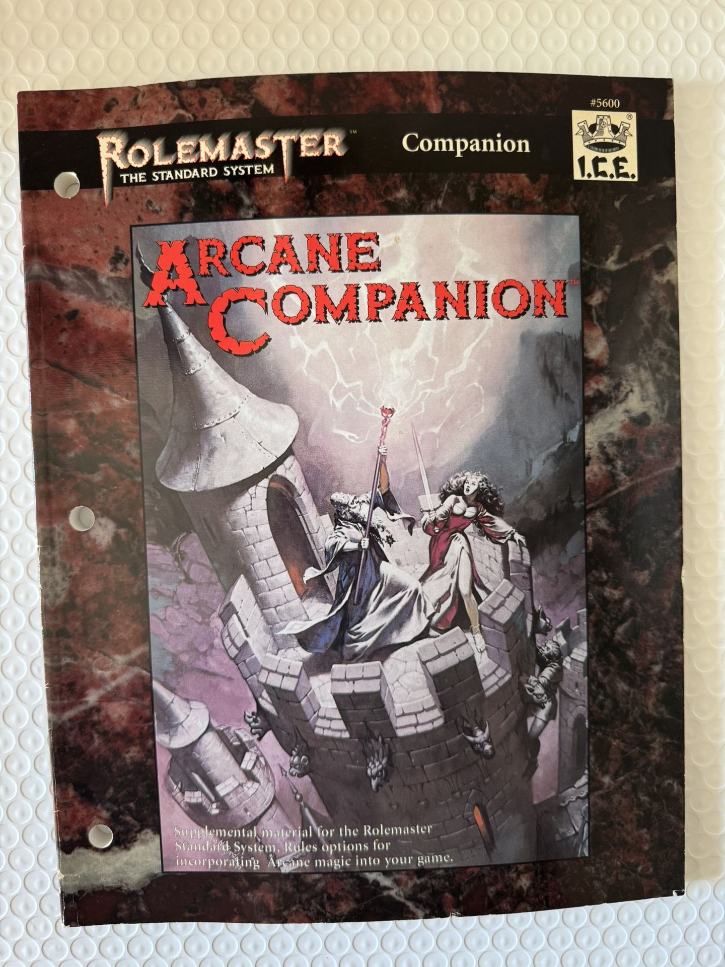 Rolemaster ICE RPG Book 5600 Arcane Companion 1st Edition, first printing