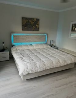 King size bed frame