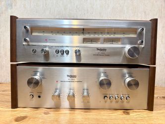 Mint Vintage Technics SU-7600 Stereo Integrated Amp & ST-7600 Tuner