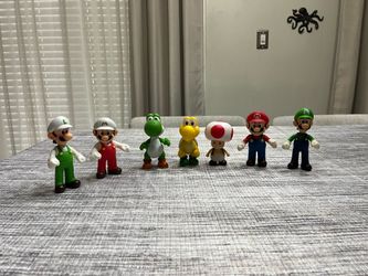 Mario Bros and Friends 5” plastic figures ( $5 each )