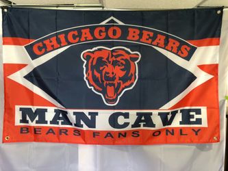 Chicago Bears Man Cave Wall Flag (3’x5’)