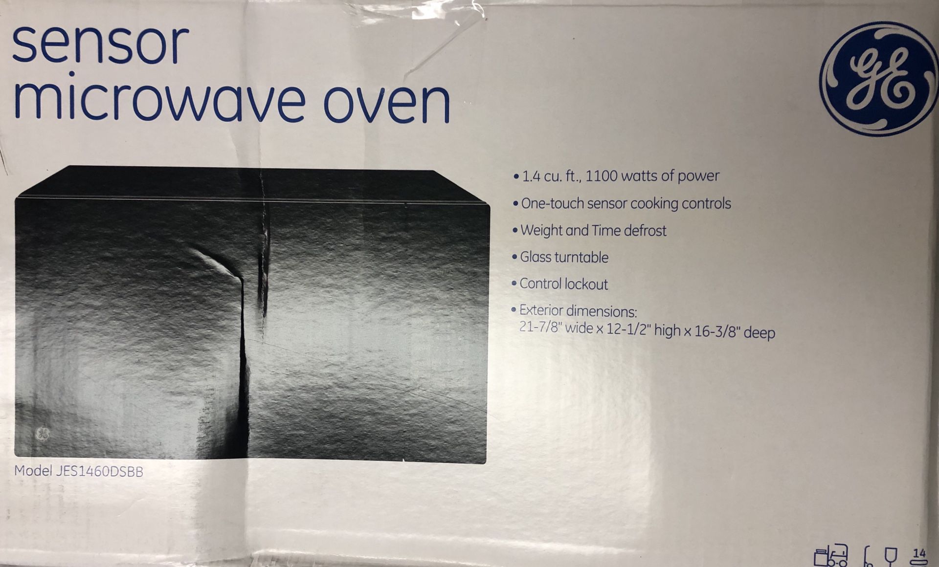 GE sensor microwave oven