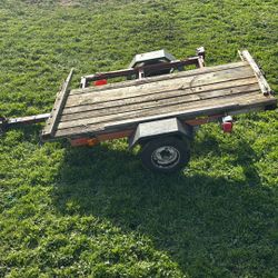 Trailer W 2 Ball Hitch 