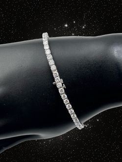 Diamond Tennis Bracelet White Gold
