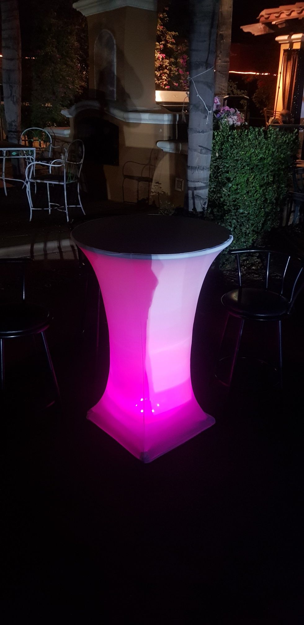 COCKTAIL TABLES HEATER BENCHES ARTIFICIAL GRASS LIGHTS