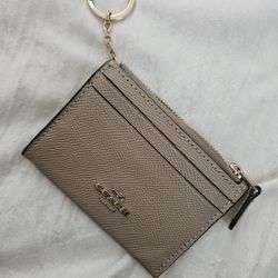 Coach Card Case W/ Key Chain