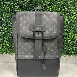 Beautiful Black/grey Flower Backpack 