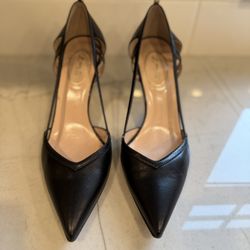 SJP (Sarah Jessica Parker) Black High Heel Pumps, Size 38.5