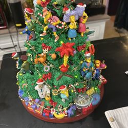 Collectible Simpson's Christmas Tree 
