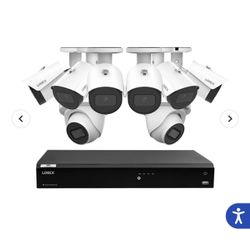 Lorex Fusion 4K 16 Channel 4TB Wired NVR System with 8 4K IP Cameras!