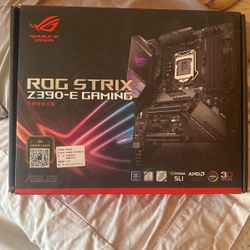 Asus Z390-e Gaming Motherboard + Intel I7