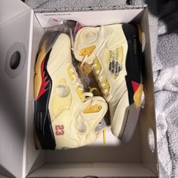 Jordan 5 Retro Off-White Sail