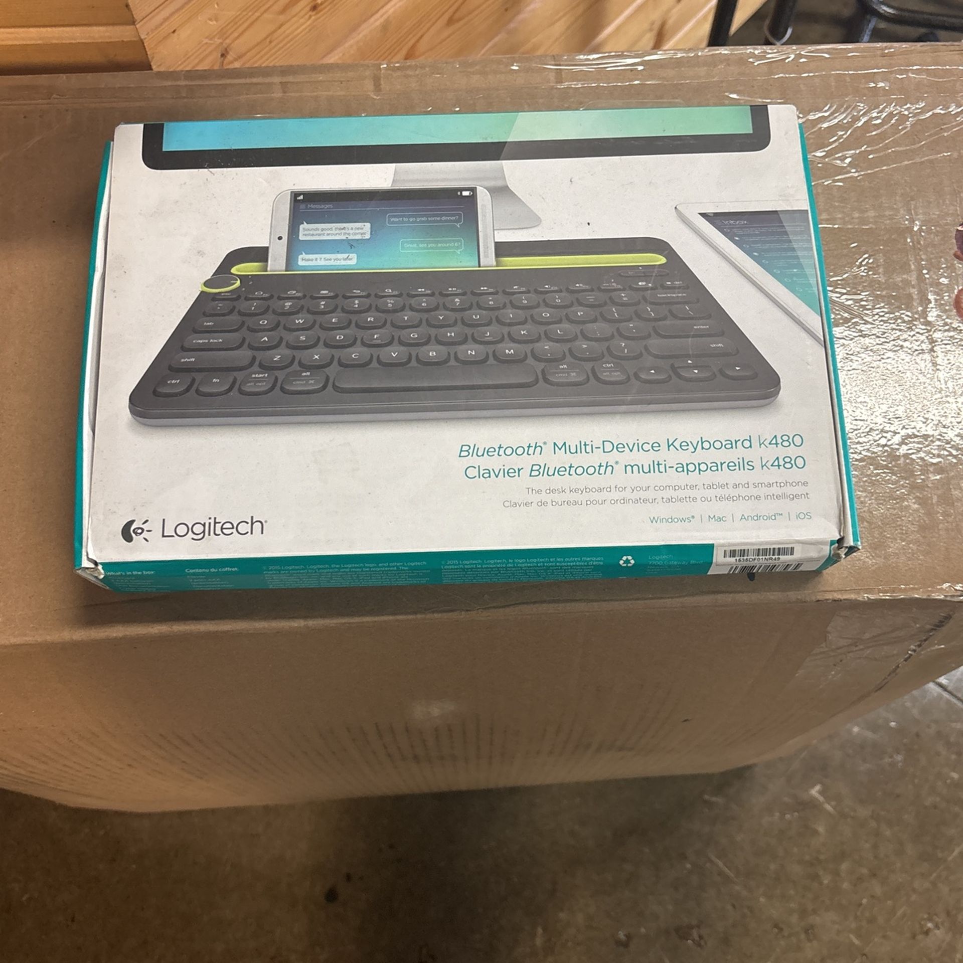 Logitech k480 Bluetooth Keyboard