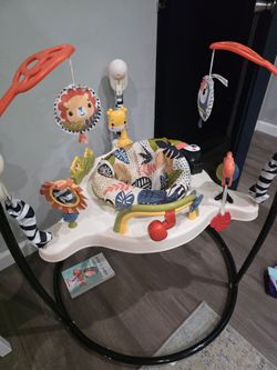Fisher-Price Palm Paradise Jumperoo Baby Activity Center w/Lights & Music