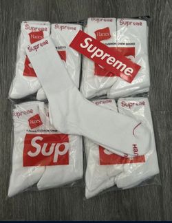 Supreme Socks 1 Pack = 4 Pair