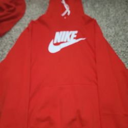 Red Mens Nike Hoodie 